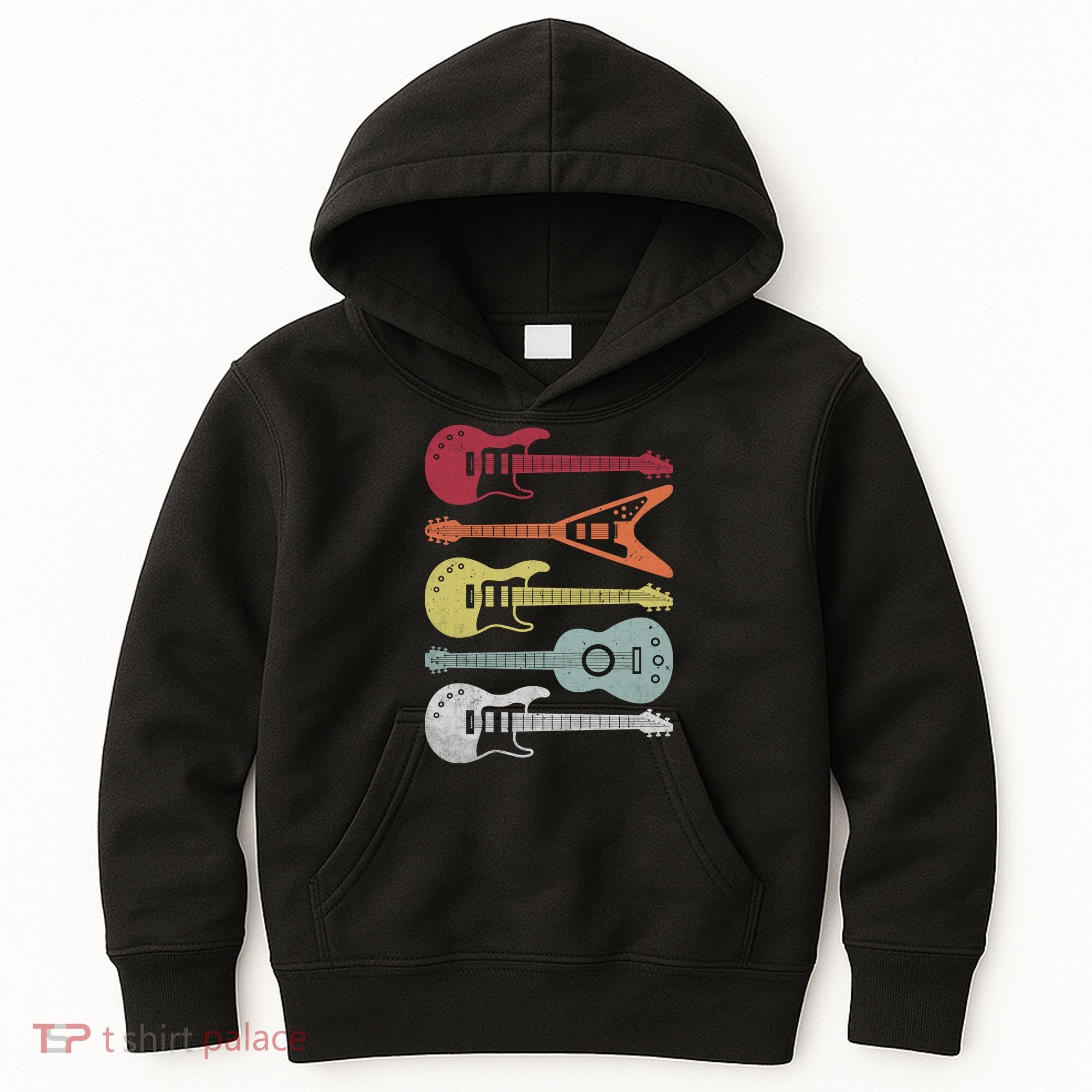 Guitar Retro Kids Hoodie