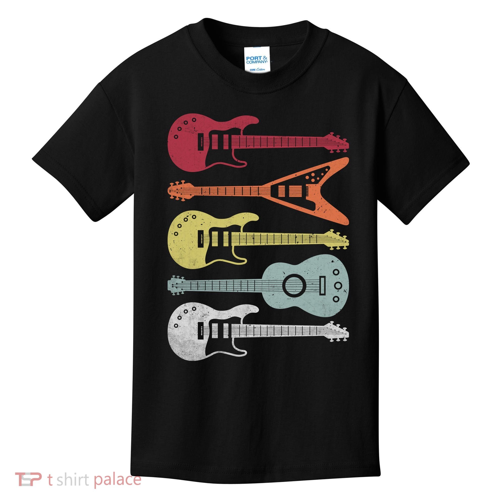 Guitar Retro Kids T-Shirt