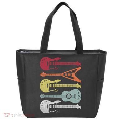 Guitar Retro Tote Bag