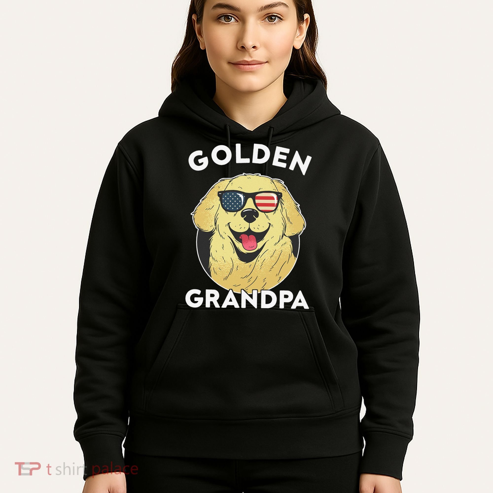 Golden Retriever Grandpa Hoodie