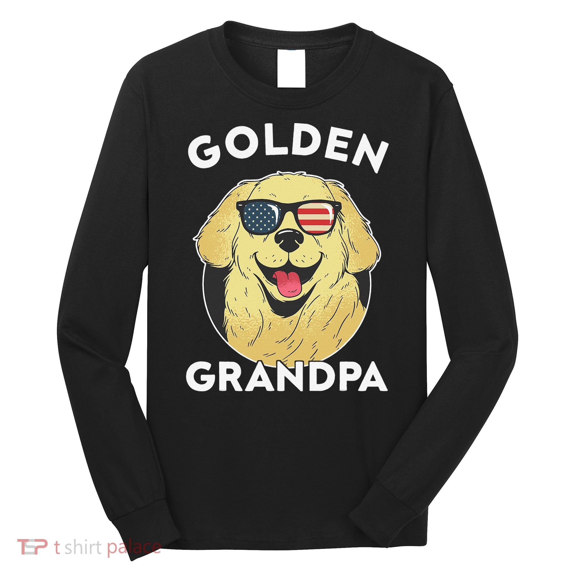 Golden Retriever Grandpa Long Sleeve Shirt