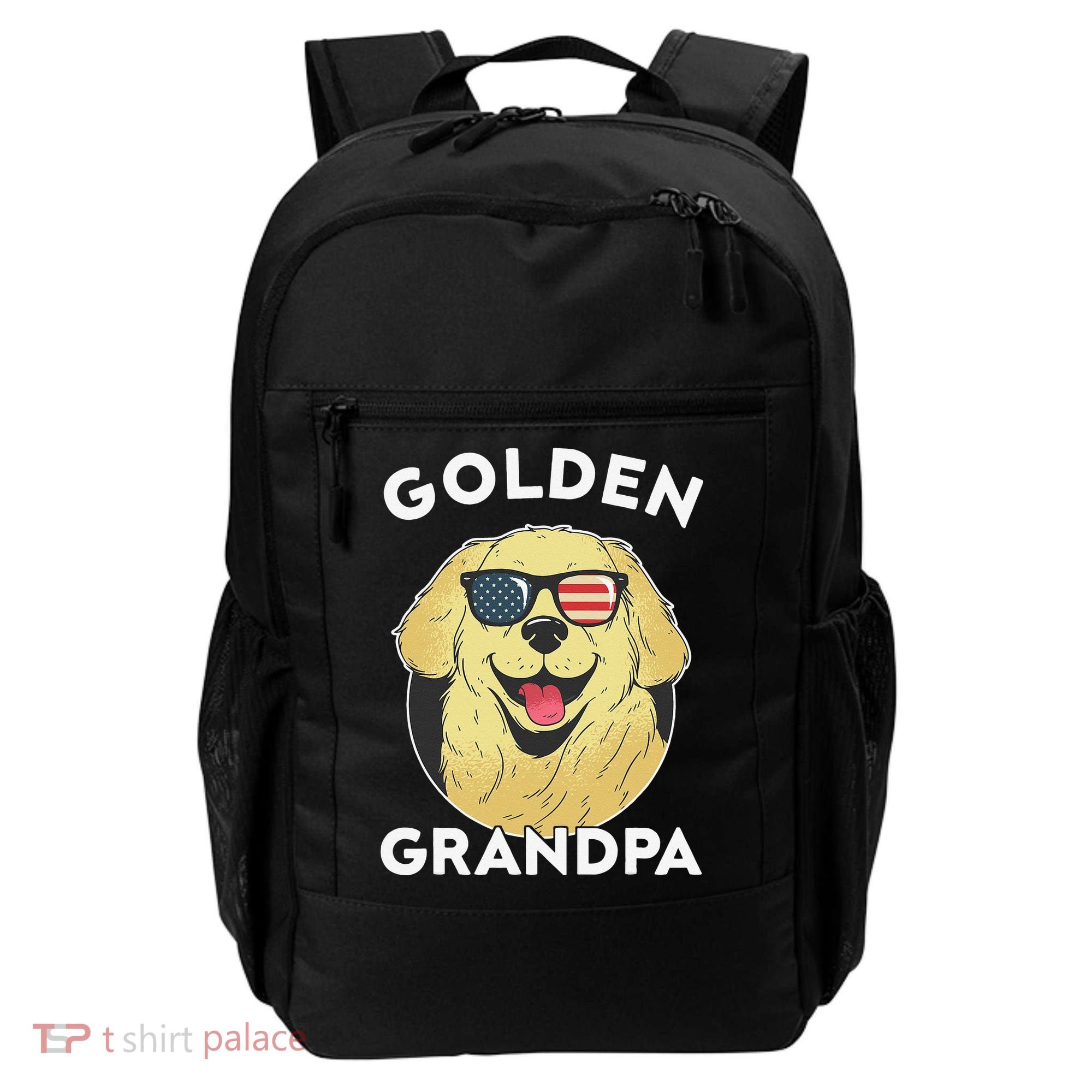 Golden Retriever Grandpa Backpack
