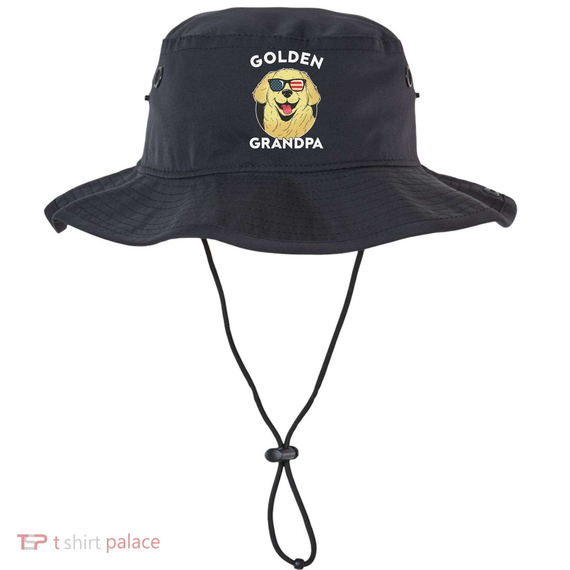 Golden Retriever Grandpa Bucket Hat