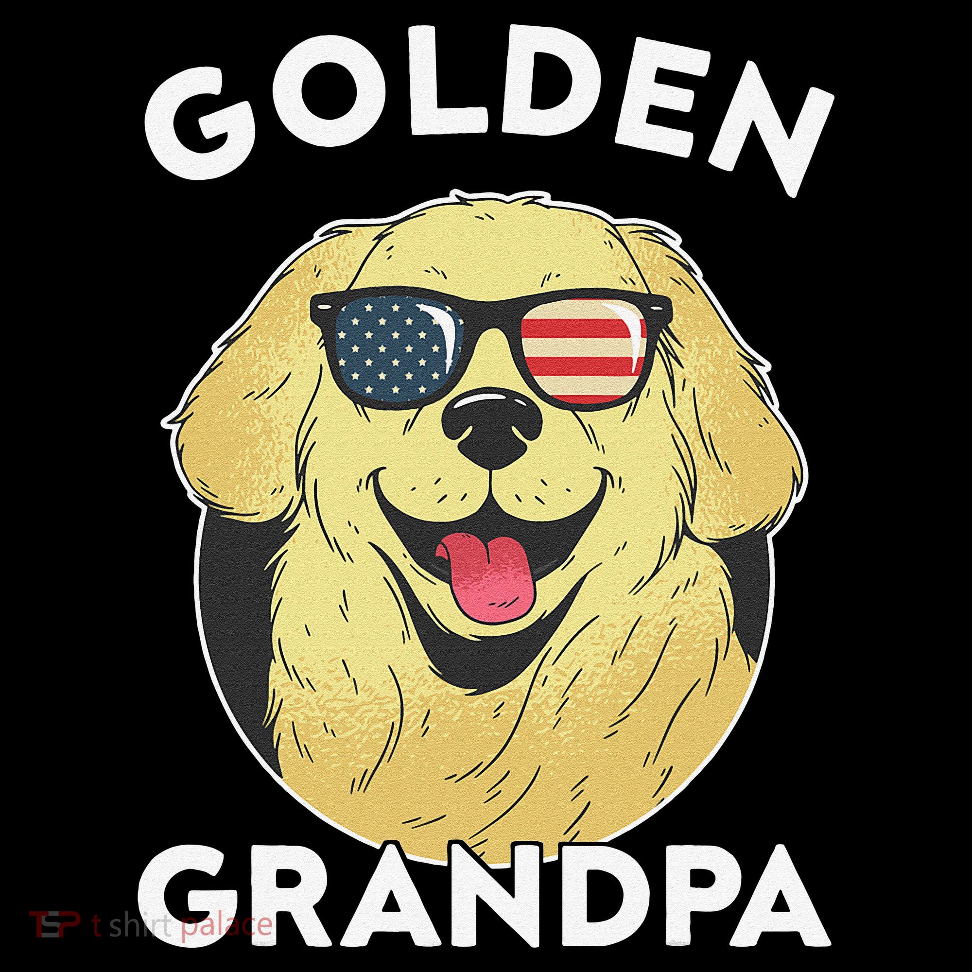 Golden Retriever Grandpa Women's Hoodie