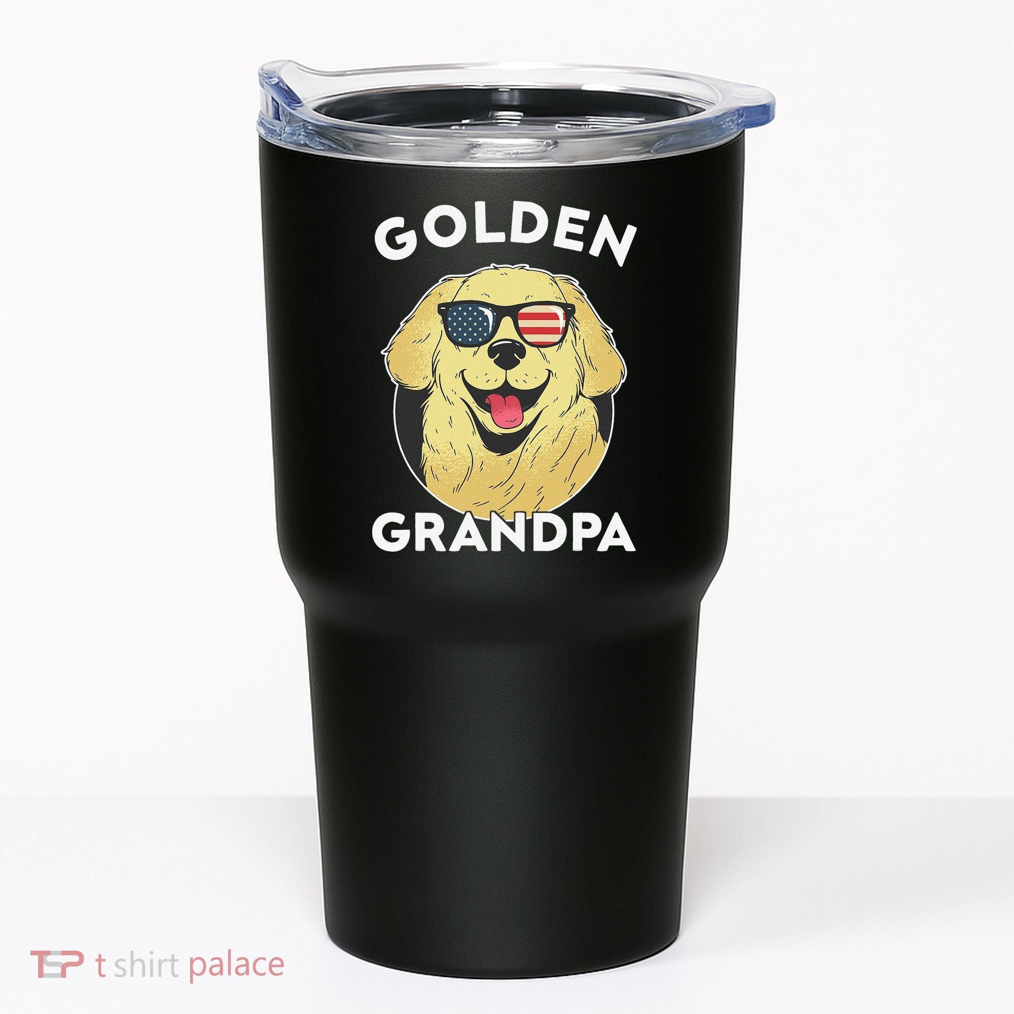 Golden Retriever Grandpa Tumbler