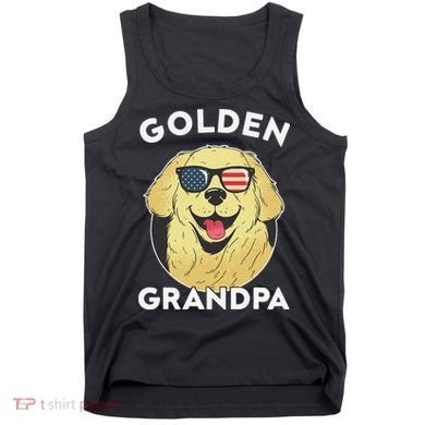 Golden Retriever Grandpa Tank Top