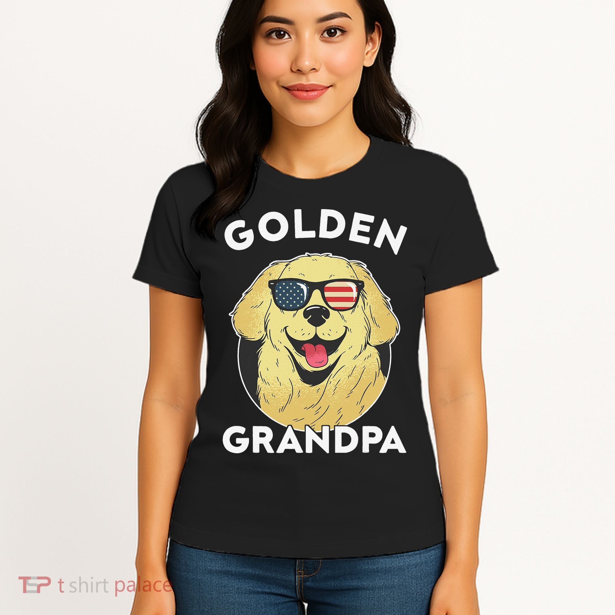 Golden Retriever Grandpa Women's T-Shirt