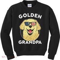 Golden Retriever Grandpa Kids Sweatshirt thumb 0