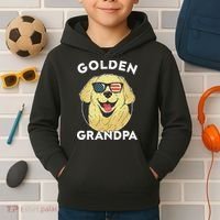 Golden Retriever Grandpa Kids Hoodie thumb 2