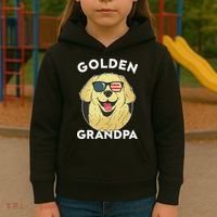 Golden Retriever Grandpa Kids Hoodie thumb 3