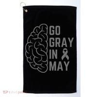 Gray Ribbon Golf Towel thumb 0