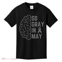 Gray Ribbon Kids T-Shirt thumb 0