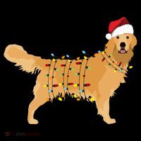 Golden Retriever Holiday Christmas Light Essential Coffee Mug thumb 5