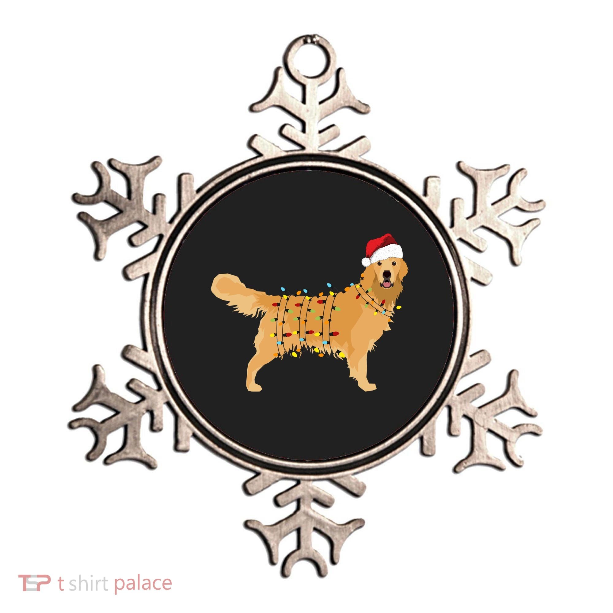 Golden Retriever Holiday Christmas Light Essential Ornament