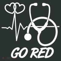 Go Red Heart Disease Awareness Month Wear Red Sweatshirt thumb 2