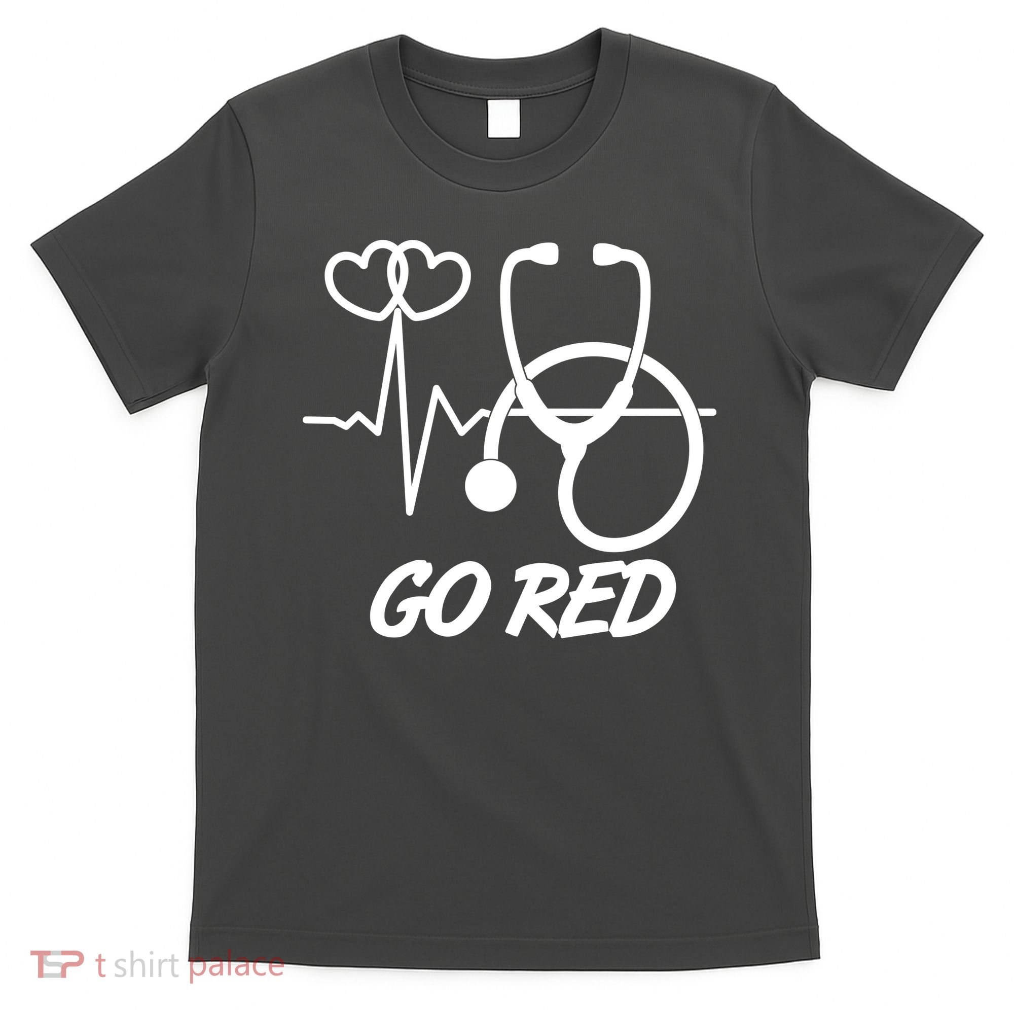 Go Red Heart Disease Awareness Month Wear Red T-Shirt