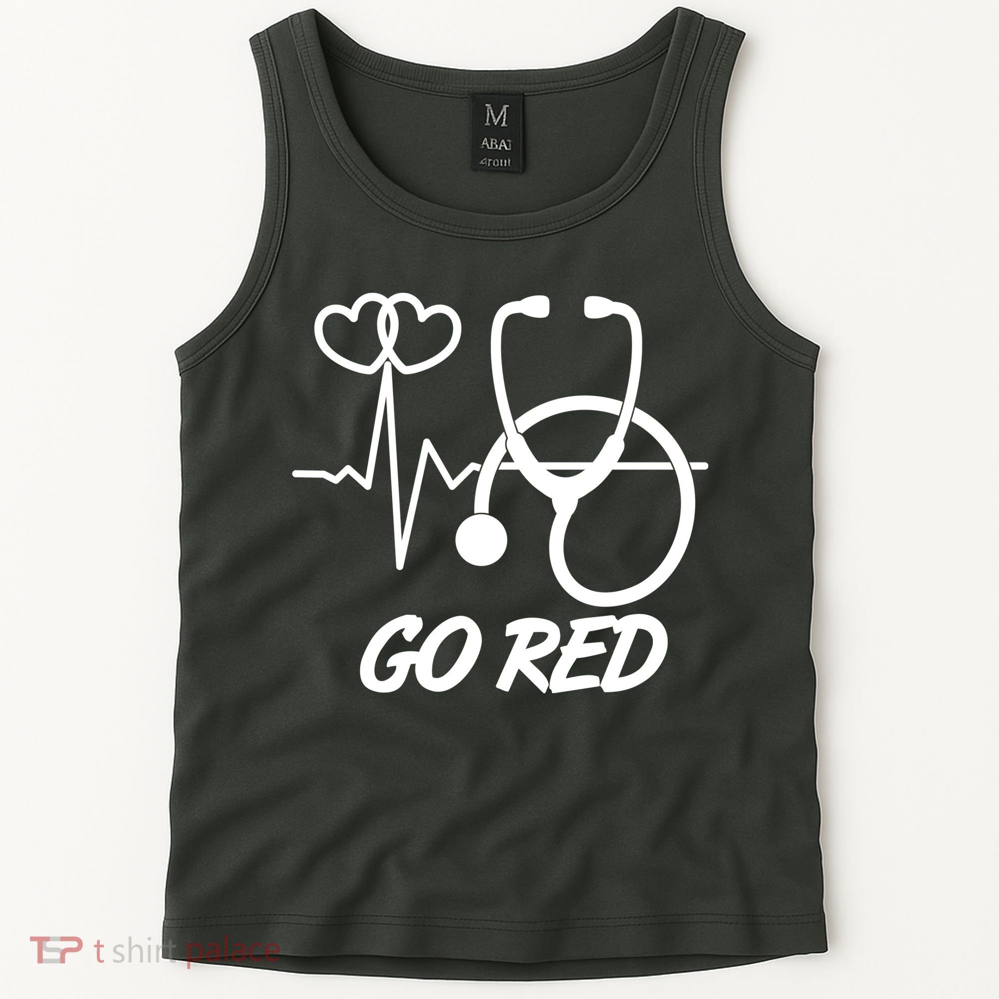 Go Red Heart Disease Awareness Month Wear Red Tank Top