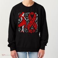 Go Red Heart Disease Awareness American Women's Sweatshirt thumb 0