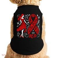 Go Red Heart Disease Awareness American Doggie Tank thumb 0