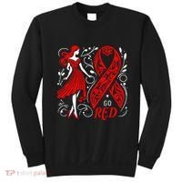 Go Red Heart Disease Awareness American Sweatshirt thumb 0