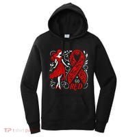 Go Red Heart Disease Awareness American Women's Hoodie thumb 0
