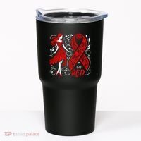 Go Red Heart Disease Awareness American Tumbler thumb 0