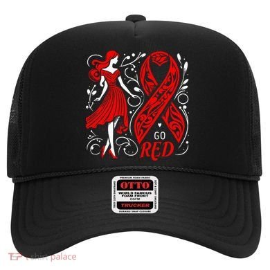 Go Red Heart Disease Awareness American Hat