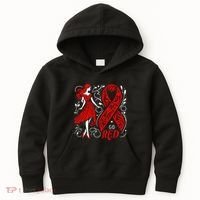 Go Red Heart Disease Awareness American Kids Hoodie thumb 0