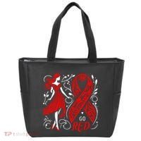 Go Red Heart Disease Awareness American Tote Bag thumb 0