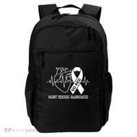 Go Red Heart Disease Awareness Red Ribbon Month Backpack thumb 0