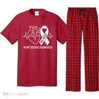Go Red Heart Disease Awareness Red Ribbon Month Pajama Set thumb 0