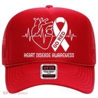 Go Red Heart Disease Awareness Red Ribbon Month Hat thumb 0