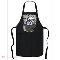 Grim Reaper Halloween Spooky Penguin Halloween Penguin Apron thumb 0