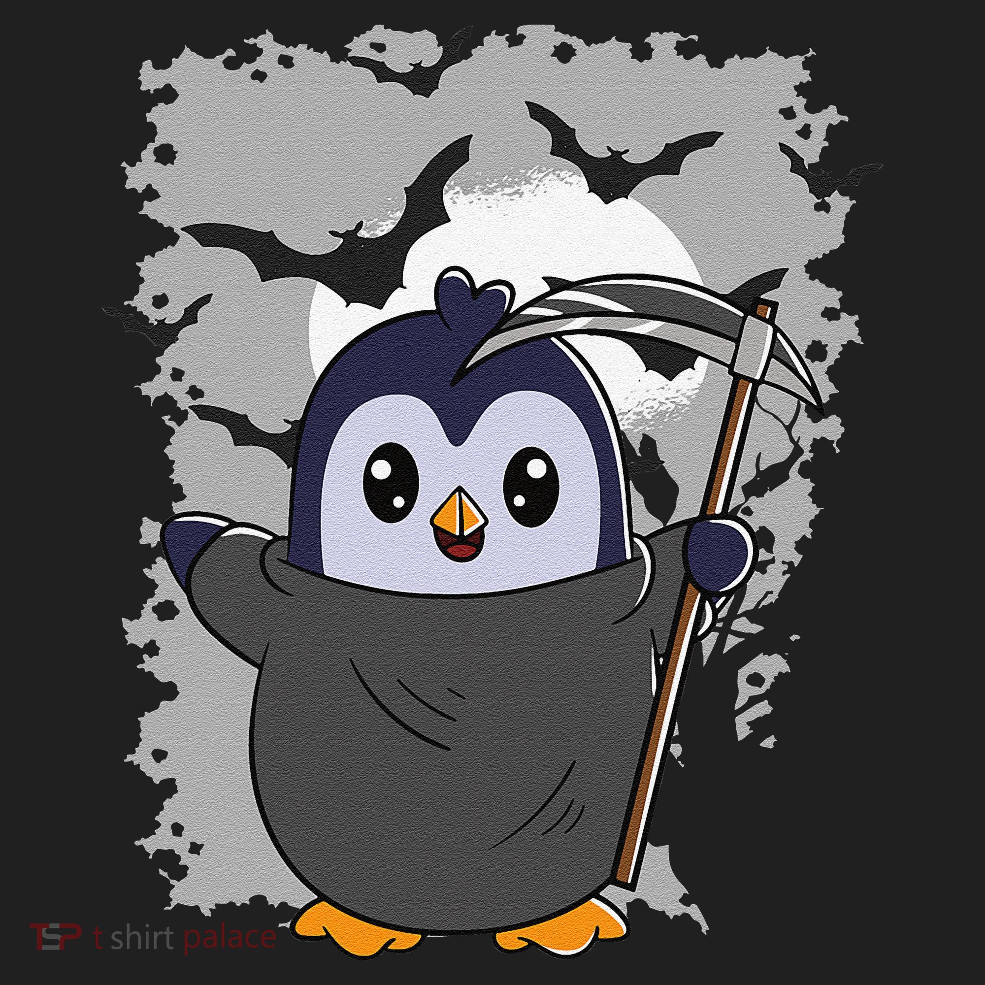 Grim Reaper Halloween Spooky Penguin Halloween Penguin Beanie