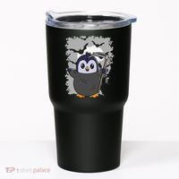 Grim Reaper Halloween Spooky Penguin Halloween Penguin Tumbler thumb 0