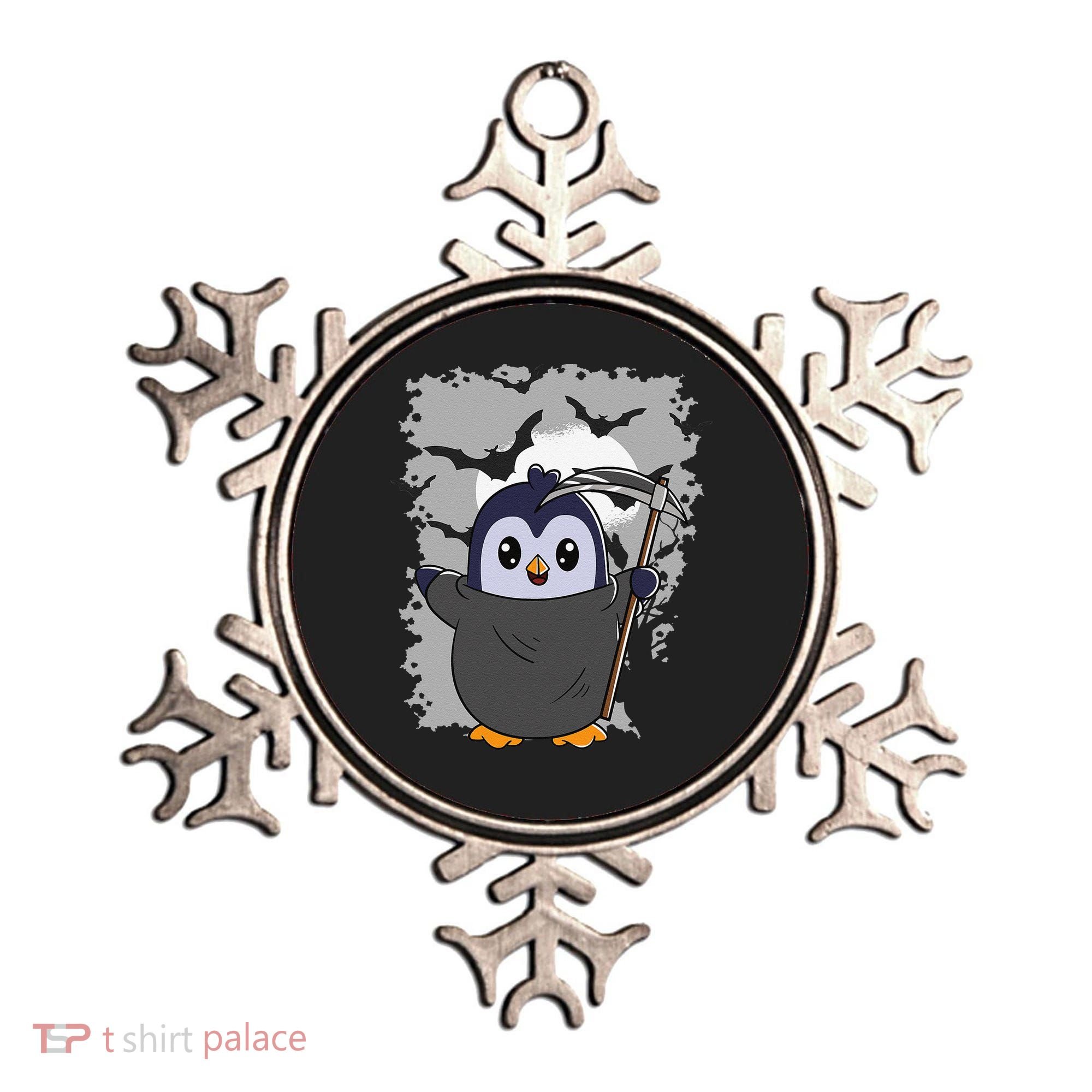 Grim Reaper Halloween Spooky Penguin Halloween Penguin Ornament