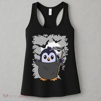 Grim Reaper Halloween Spooky Penguin Halloween Penguin Women's Tank Top thumb 3