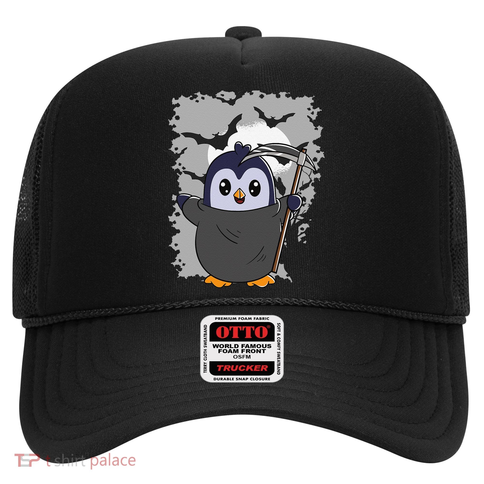 Grim Reaper Halloween Spooky Penguin Halloween Penguin Hat