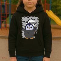 Grim Reaper Halloween Spooky Penguin Halloween Penguin Kids Hoodie thumb 3