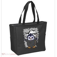 Grim Reaper Halloween Spooky Penguin Halloween Penguin Tote Bag thumb 2