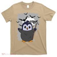 Grim Reaper Halloween Spooky Penguin Halloween Penguin T-Shirt thumb 0