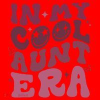 Groovy Retro In My Cool Aunt Era  Cool Gifts For Auntie  Santa Hat thumb 1