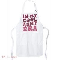 Groovy Retro In My Cool Aunt Era  Cool Gifts For Auntie  Apron thumb 0