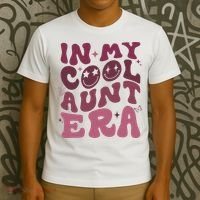Groovy Retro In My Cool Aunt Era  Cool Gifts For Auntie  T-Shirt thumb 3