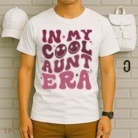 Groovy Retro In My Cool Aunt Era  Cool Gifts For Auntie  T-Shirt thumb 6