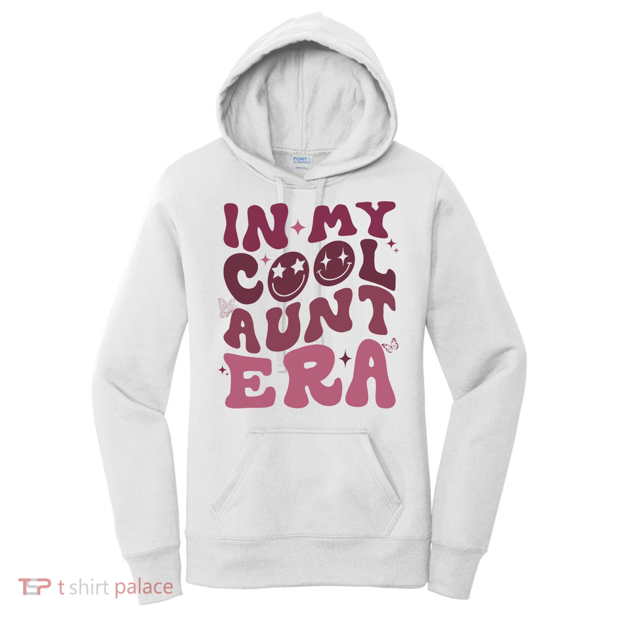 Groovy Retro In My Cool Aunt Era  Cool Gifts For Auntie  Women's Hoodie
