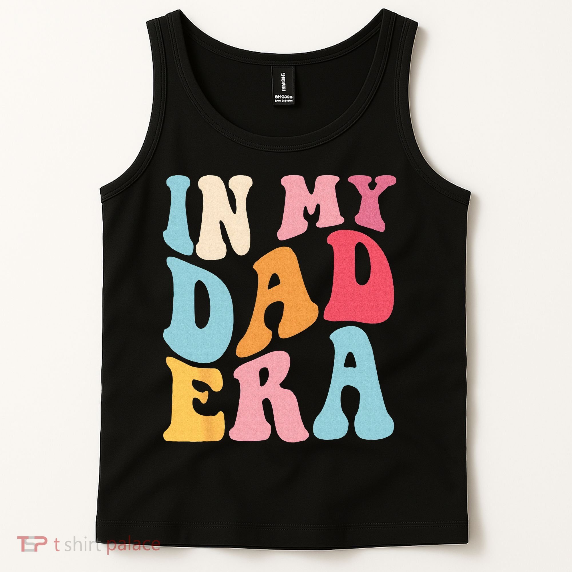 Groovy Retro In My Dad Era Fathers Day Daddy Father Life Tank Top