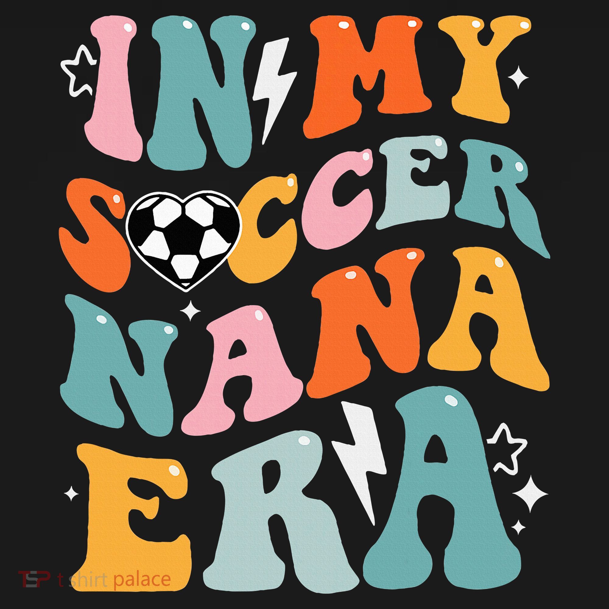 Groovy Retro In My Soccer Nana Era Funny Soccer Women's Hoodie