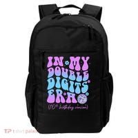 Groovy Retro In My Double Digits Era 10th Birthday Version Backpack thumb 0