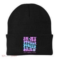Groovy Retro In My Double Digits Era 10th Birthday Version Beanie thumb 0